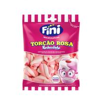 Marshmallows Torção Recheadinho Rosa 200g - Fini Marshmallows Torção Recheadinho Rosa 200g - Fini