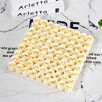 Marsrut 81 Unidades de Pétalas de Sabonete em Forma de Rosa Cor Creme Perfumadas Marsrut 81 Unidades de Pétalas de Sabonete em Forma de Rosa Cor Creme Perfumadas