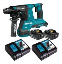 Martelete 2 Baterias 18v 5ah Makita Dhr280z Com 2 Carregadores Rápido Bivolt