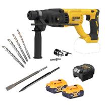 Martelete Comb Dewalt DCH133BB3 Brush 20v + 2Bat 4,0Ah e kit