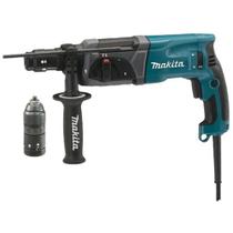 Martelete combinado 24mm c/encaixe sds plus 800 watts com madril de aperto rápido - hr2470t - makita