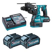Martelete Combinado 28mm 40V XGT HR001 2x 4.0Ah Makita 220v
