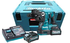 Martelete combinado makita 28mm 2bat 4ah 40v hr001gm201