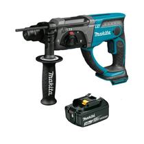 Martelete combinado Perfurador e Rompedor Makita DHR202Z 18V + 1 Bateria de 3,0ah