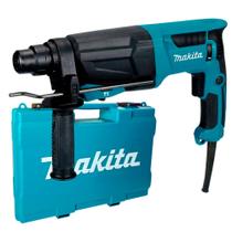 Martelete Combinado Rotativo e Rompedor 800W Encaixe SDS PLUS Makita HR2670 Com Maleta
