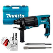Martelete Combinado SDS Plus HR2670 Makita 800W 26MM 127V Até 1200rpm e 4600ipm 2,9J Perfuração Com Impacto Com Maleta Demolição em Obras Profissional Martelete Combinado SDS Plus HR2670 Makita 800W 26MM 127V Até 1200rpm e 4600ipm 2,9J Perfuração Com Impacto Com Maleta Demolição em Obras Profissional