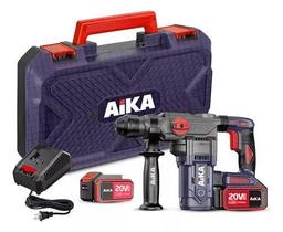 Martelete de impacto sds plus 14 20v com duas baterias aika
