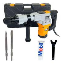 Martelete Demolidor Rompedor 16J 1900w Industrial 10kg St9424 Profissional Potente +Ponteira e Talha