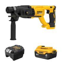 Martelete DeWalt 20V Max DCH133B-B3 Kit com Carregador DCB1102 e Bateria DCB204-B3