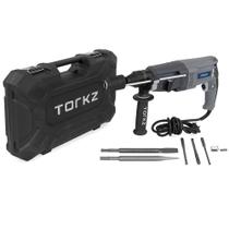 Martelete Elétrico Industrial Torkz TRE0002, SDS Plus, 850 Watts com Maleta e Acessórios - 220 Volts Martelete Elétrico Industrial Torkz TRE0002, SDS Plus, 850 Watts com Maleta e Acessórios - 220 Volts