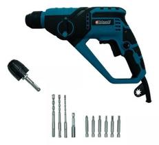 Martelete Furadeira E Parafusadeira 1.000W Profissional 12Pc