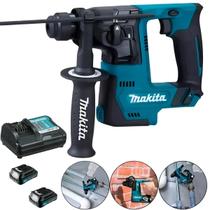 Martelete Makita 2 Baterias 12v Rotativo Rompedor Hr140dz 110v 220v