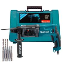 Martelete Perfurador e Rompedor 800W 2,7 joules SDS Plus com kit de brocas - HR2470 - Makita Martelete Perfurador e Rompedor 800W 2,7 joules SDS Plus com kit de brocas - HR2470 - Makita