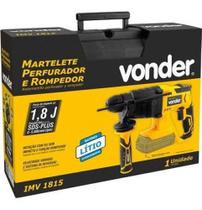 Martelete perfurador e rompedor bateria intercambiável de 18V sem bateria e sem carregador IMV1815 VONDER