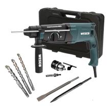 Martelete Perfurador e Rompedor Wesco 900W 3,2J, SDS Plus com Maleta, Brocas, Ponteiro, Talhadeira, Mandril Profissional WS3228K Martelete Perfurador e Rompedor Wesco 900W 3,2J, SDS Plus com Maleta, Brocas, Ponteiro, Talhadeira, Mandril Profissional WS3228K