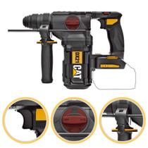 Martelete Perfurador Rompedor a Bateria 2,2j Cat Profissional 18v Demolidor Rotativo Sds Plus DX21B