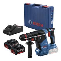 Martelete perfurador Rompedor Bosch 18v GBH 187-Li Brushless Com Maleta e 2 baterias 4ah
