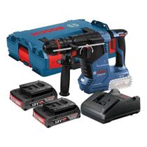 Martelete Perfurador Rompedor Bosch GBH 187-LI 18V Brushless com 2 Baterias e Maleta Martelete Perfurador Rompedor Bosch GBH 187-LI 18V Brushless com 2 Baterias e Maleta