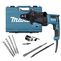 Martelete Perfurador Rompedor Makita, 800W, 3J, SDS Plus com Maleta e Acessórios Profissional HR2670, Dia dos Pais