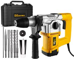 Martelete Perfurador Rompedor Professional 26mm 1100w Sds Plus 4j Com Acessorios The Black Tools Martelete Perfurador Rompedor Professional 26mm 1100w Sds Plus 4j Com Acessorios The Black Tools