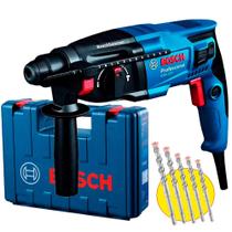 Martelete Perfurador Rompedor SDS-PLUS 720W 2.3KG com Brocas e Maleta GBH 220 BOSCH 