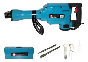 Martelete Profissional Demolidor Knakasaki 15kg, 1800w 220V Azulaço.