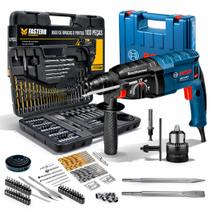 Martelete Rompedor 820w Gbh 224 D Bosch Com Jogo 103 Pçs