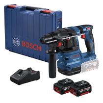 Martelete rompedor Bosch GBH 185-LI 18V 2 baterias em maleta