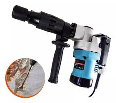 Martelete Rompedor Demolidor 1400W Maleta Em Aço Robusto