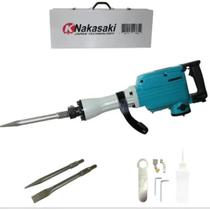 Martelete Rompedor Demolidor Profissional1800W 15KG Com Maleta E Acessórios Martelete Rompedor Demolidor Profissional1800W 15KG Com Maleta E Acessórios