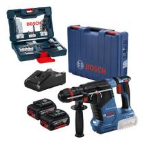 Martelete Rompedor Gbh 187-li Bosch 2 Baterias Kit 41 Brocas