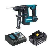 Martelete Rotativo 18V DHR171Z Brushless + Bateria Lítio 18V 5.0Ah + Carregador Rápido 18V 14.4V - Makita