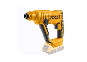 Martelete Rotativo À Bateria Ingco 20v + 03 Brocas SDS