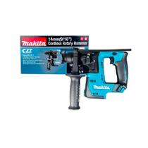 Martelete Rotativo Rompedor Makita HR140DZ à Bateria 12V 4900ipm Ponteira SDS Plus C/ Velocidade Variável Sem Bateria e Carregador Profissional