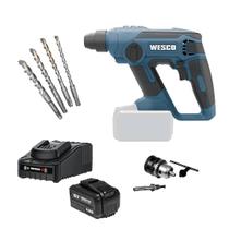 Martelete Rotativo Wesco 18v Ws2990.9 + Carregad e 1bat 4Ah