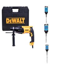 Martelete SDS-PLUS 220v Dewalt, D25133K c/ 3 brocas SDS-PLUS