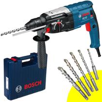 Martelete SDS-Plus 850W 2,9 KG GBH2-28D Perf/Rompedor BOSCH + Kit de Brocas SDS-Plus c/ 5 Peças Martelete SDS-Plus 850W 2,9 KG GBH2-28D Perf/Rompedor BOSCH + Kit de Brocas SDS-Plus c/ 5 Peças