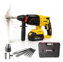 Martelete Stbon 48v Sdsplus Sem Fio Rompedor 4 Modos