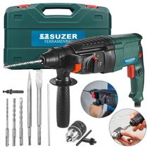 Martelete Thaf 11253 Azul Com 800w 220v +kit Brocas Mandril