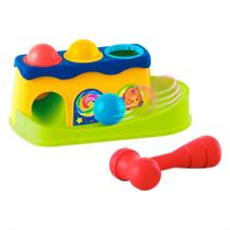 Martelinho Bate Bola Brinquedo Infantil Didático Coordenação Motora Visual 12 Meses+ Pimpolho