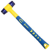 Martelo 24cm Martelinho Ouro Dupla Face Ponteiras Borracha