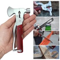 Martelo Alicate Canivete Multifuncional com Serra, Chave de Fenda Equipamento de Sobrevivência BOM1501