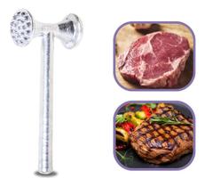 Martelo Batedor De Bife Em Alumínio Amaciador De Carne