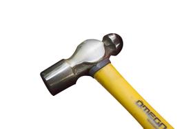 Martelo Bola Com Cabo De Fibra 450g Ômega