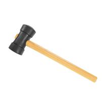 Martelo Borracha preto com cabo de madeira 40mm Thompson