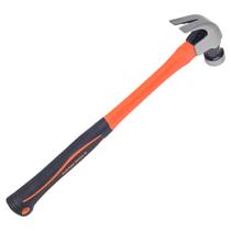 Martelo Carpinteiro 39cm Cabo Fibra Longo Imã Porta Pregos Profissional Cabo 39cm Emborrachado