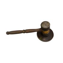 Martelo da Justiça de Madeira 35 cm Grande para Cultos e Campanhas Evangélicas