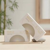 Martelo De 7 Pontas Para Acupuntura Com 12 Refis - Gold