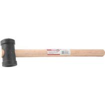 Martelo de borracha 40 mm cabo em madeira preto Martelo de borracha 40 mm cabo em madeira preto