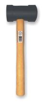 Martelo de borracha 40mm preto - Metasul